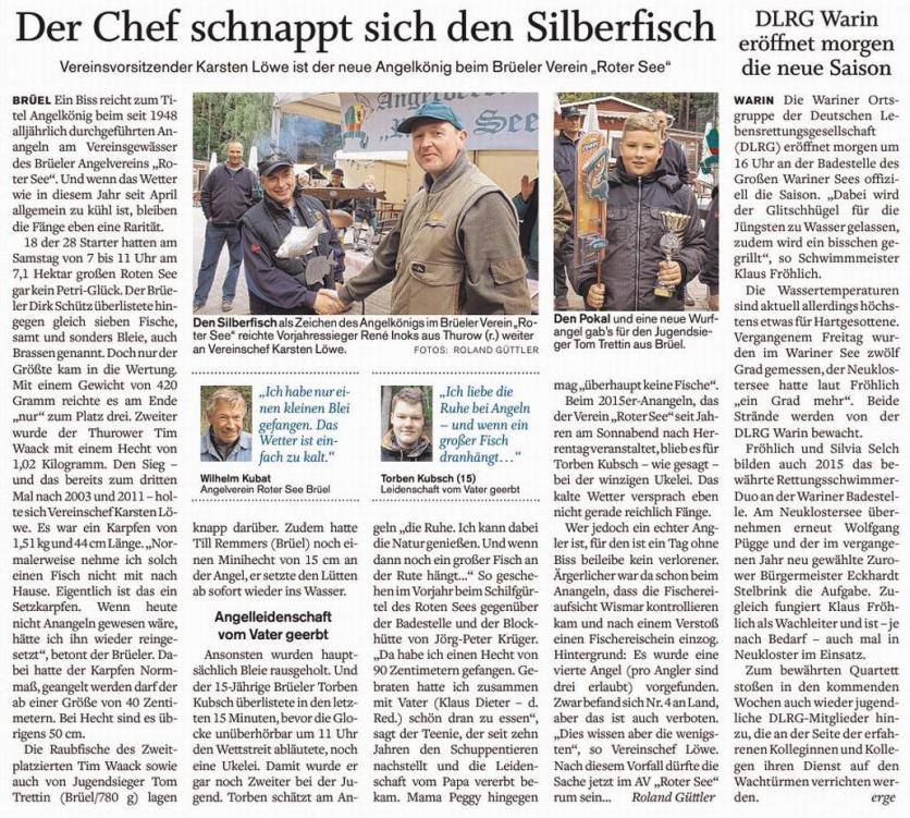 SVZ vom 18.05.2015
